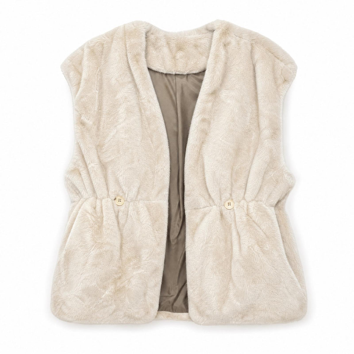 XUNA Weste mit geraffter Taille